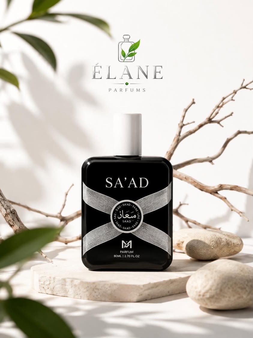 Saad fragrance bottle by Élane Parfums